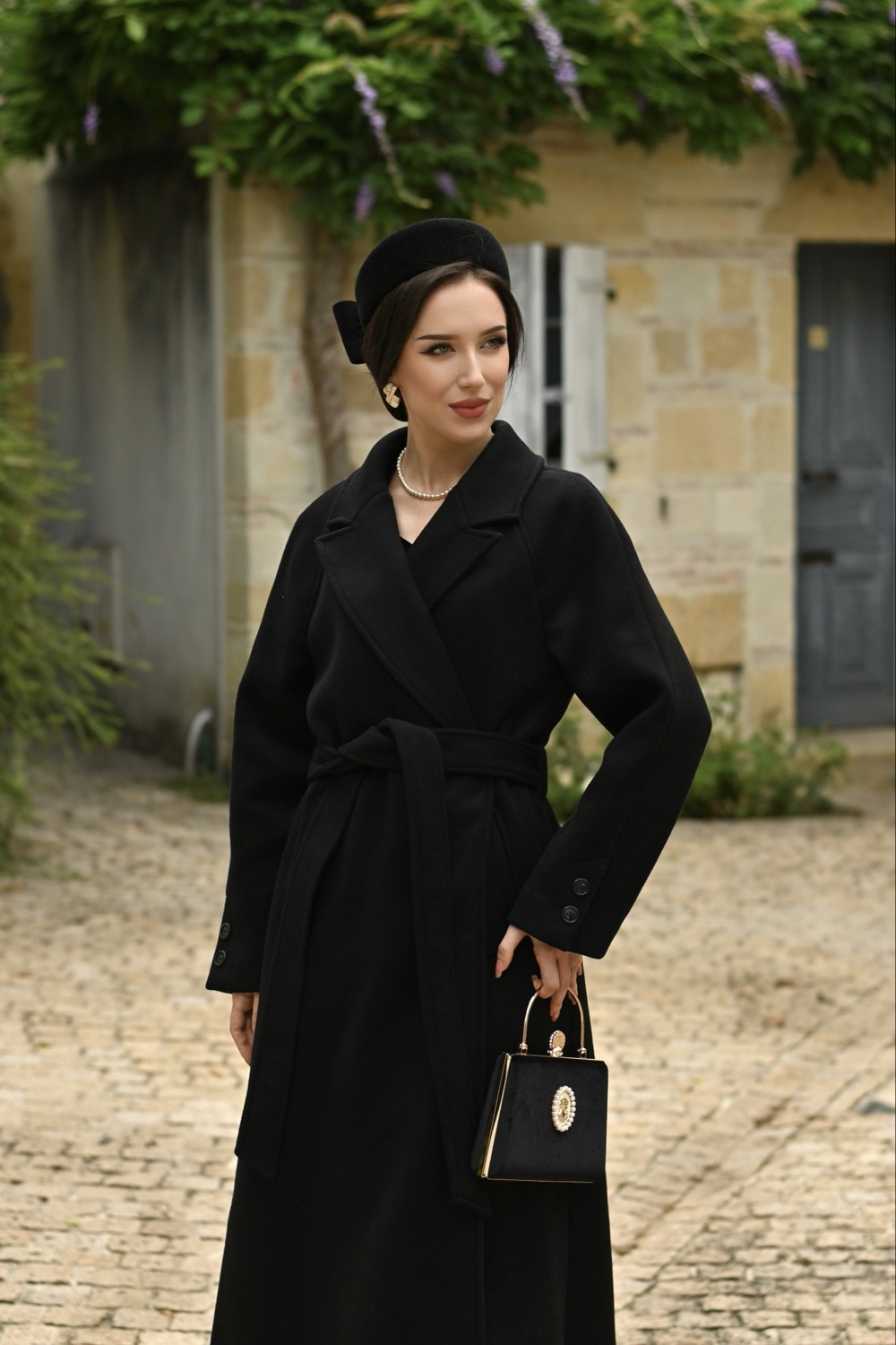 Janelle Black Coat
